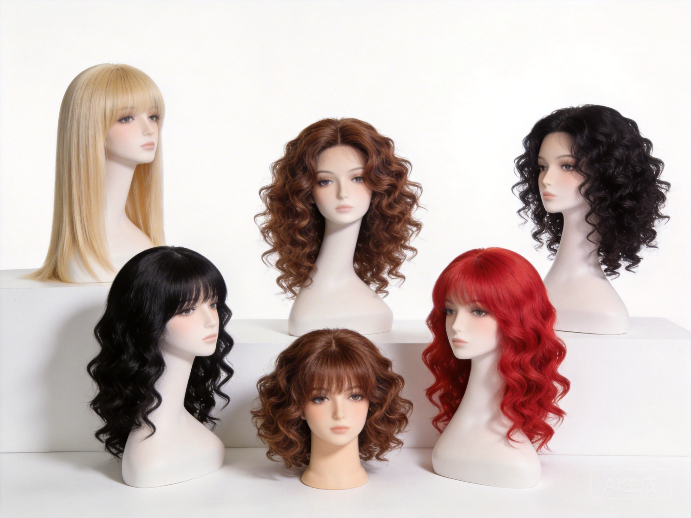 Heat-Resistant Curly Bob